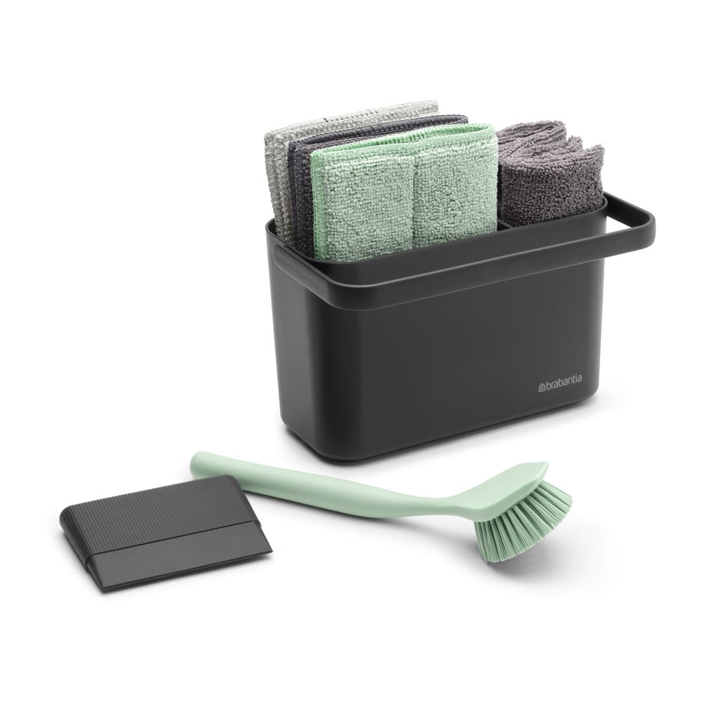 Sötétszürke újrahasznosított műanyag mosogató szett SinkSide – Brabantia