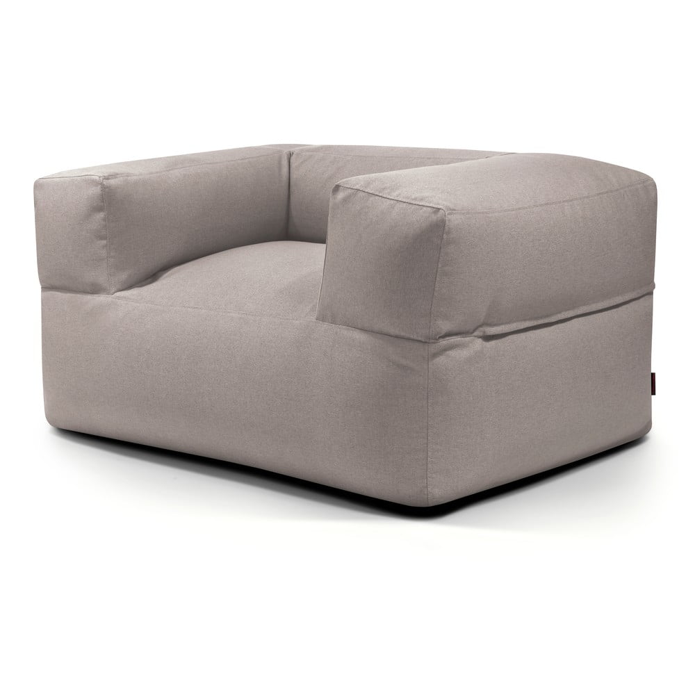 Szürkésbézs babzsákfotel MooG – SLOWDOWN