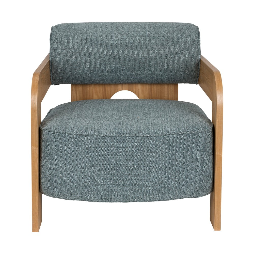 Szürkéskék buklé fotel Oolong – Zuiver