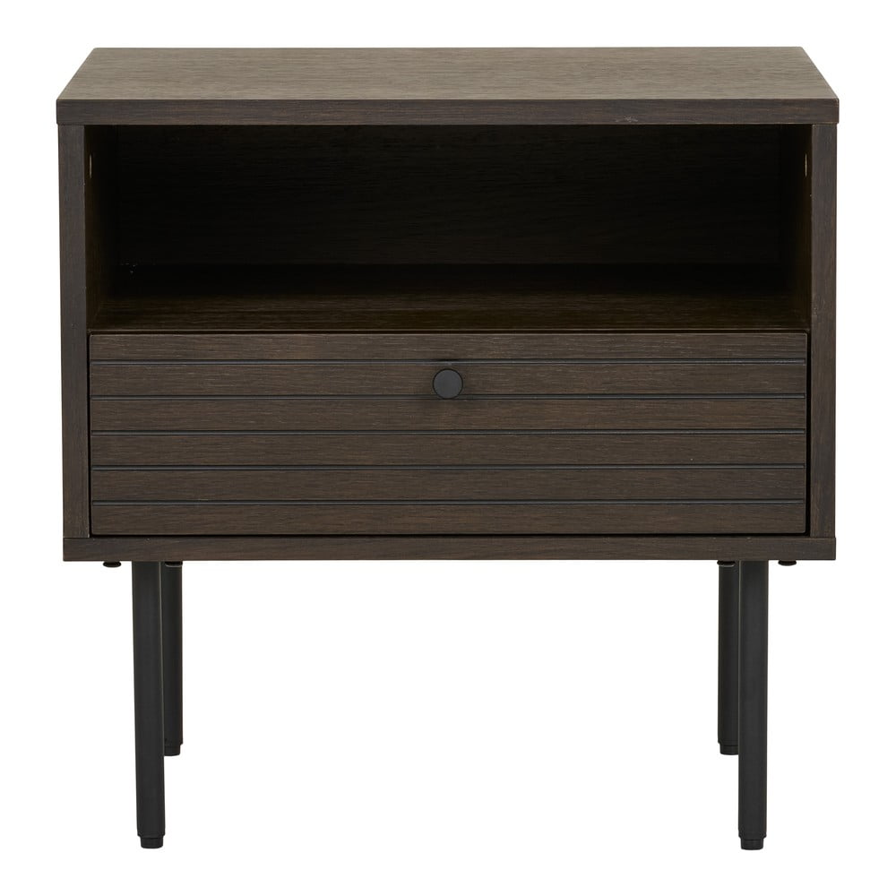 Tárolóasztal tölgyfa dekorral Kyoto – House Nordic