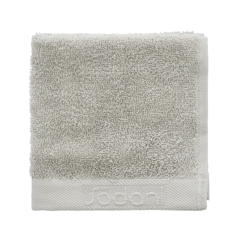 Világosszürke frottír pamut törölköző 30x30 cm Comfort – Södahl