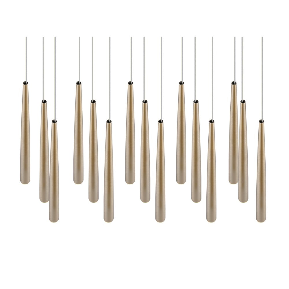 Aranyszínű LED függőlámpa Cala – Trio Select