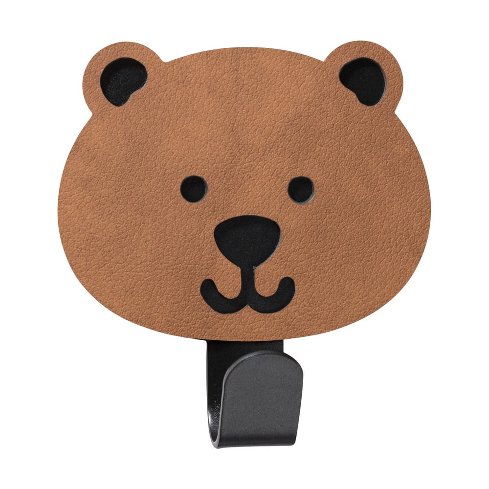 Barna öntapadós acél akasztó Bear Nupo – LIND DNA