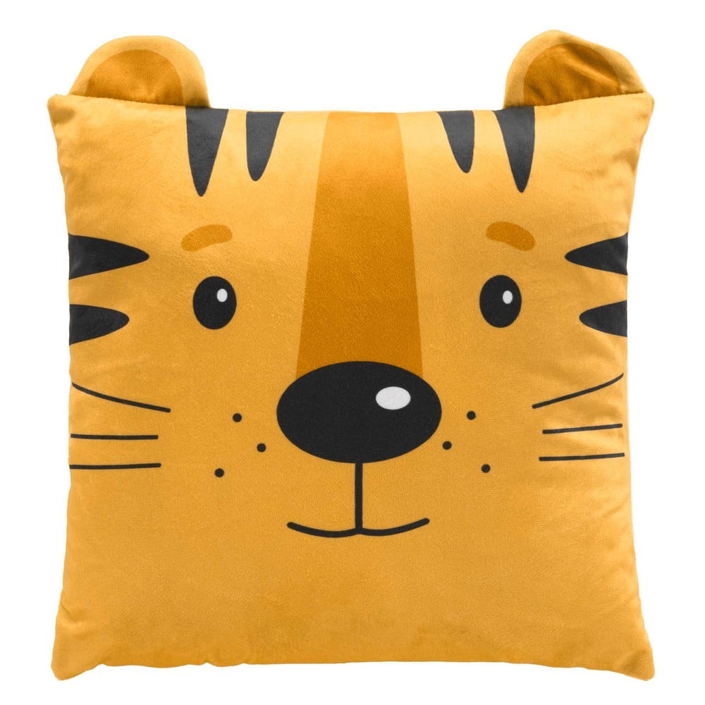Bársony gyerek párna 40x40 cm Tigry – douceur d'intérieur