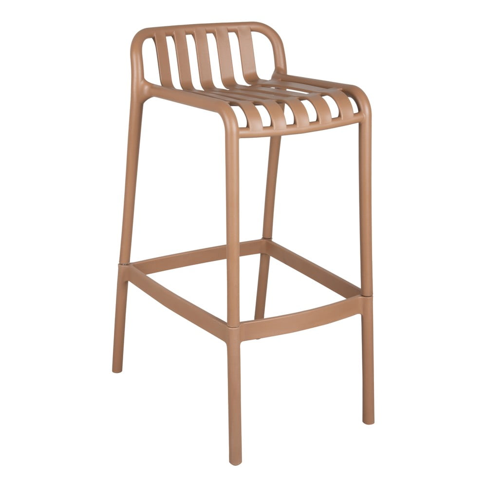 Bézs műanyag bárszék (ülésmagasság 76 cm) Chanza  – Leitmotiv