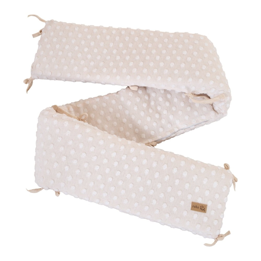 Bézs pamutkeverék rácsvédő 170 cm Frosty Almond – Roba