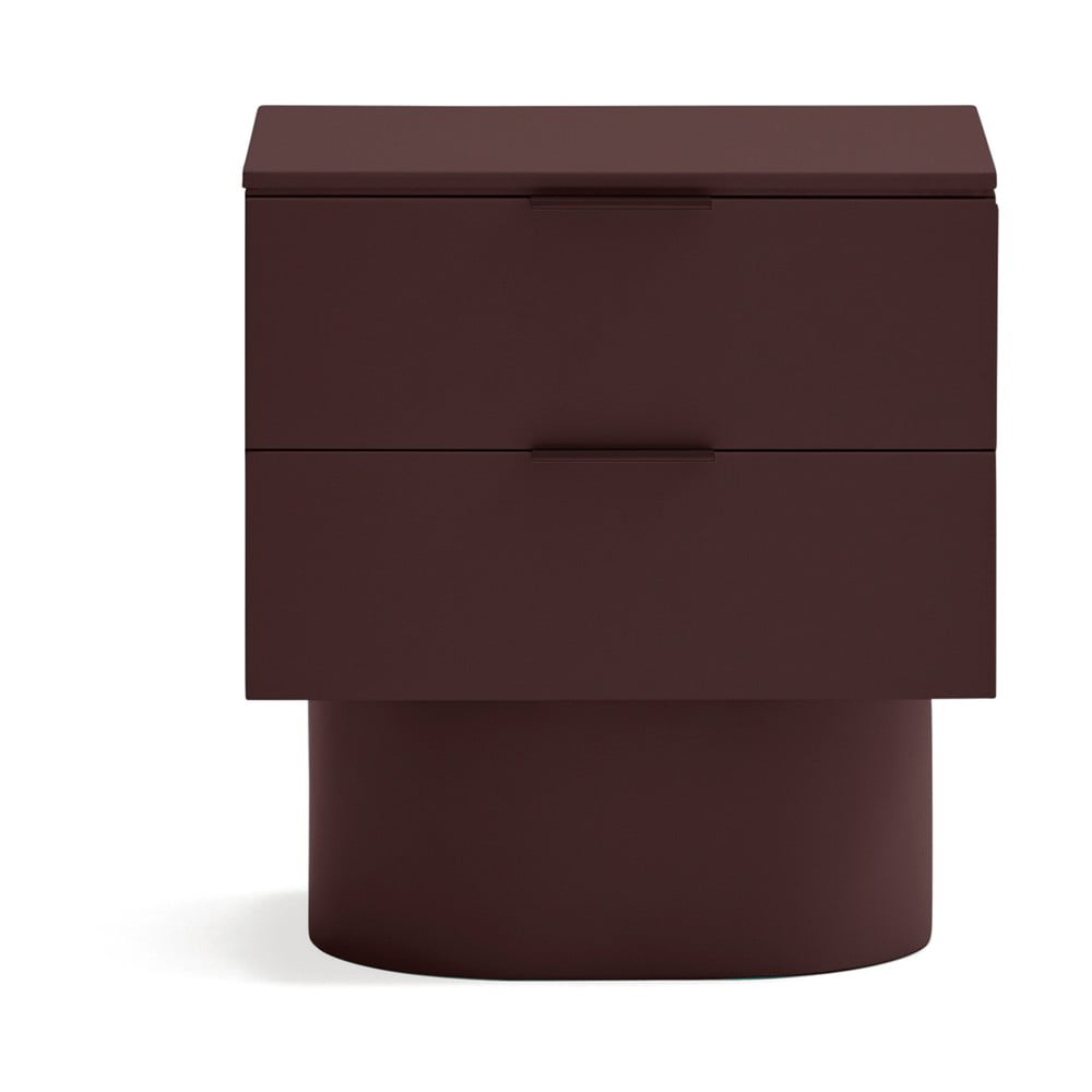 Borvörös éjjeliszekrény Totem – Teulat