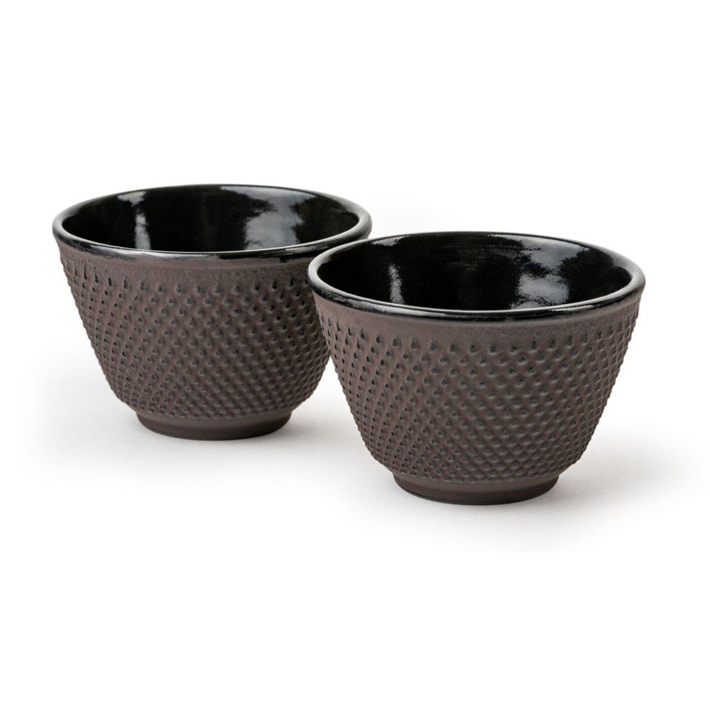 Borvörös öntöttvas csésze szett 2 db-os 100 ml Xilin – Bredemeijer