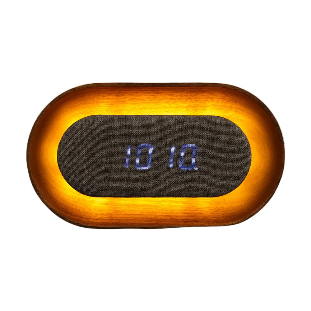 Digitális ébresztőóra Lumos Walnut – Gingko