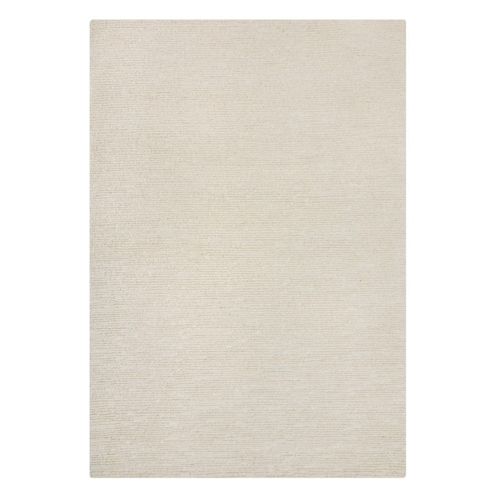 Elefántcsont színű kézi szövésű gyapjú szőnyeg 160x230 cm Harris Boucle – Flair Rugs