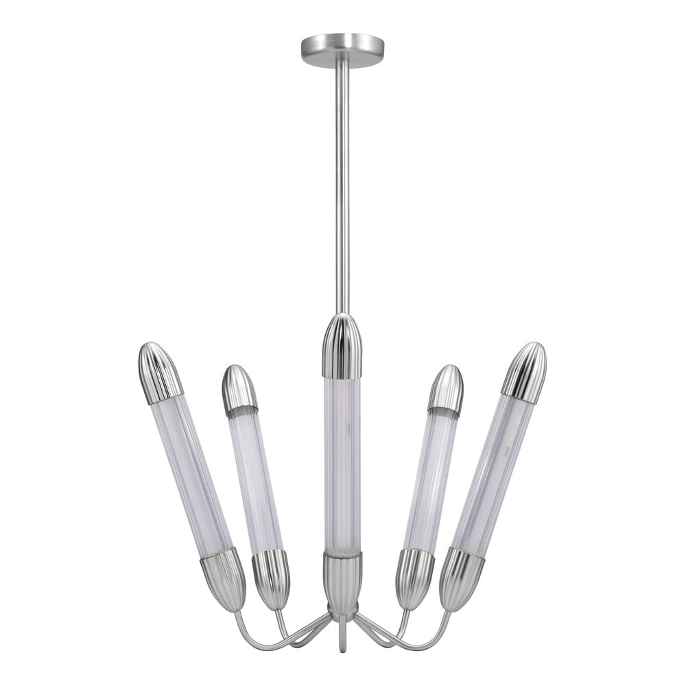 Ezüstszínű acél függőlámpa üveg búrával ø 69 cm Lemon Squeeze – UMAGE