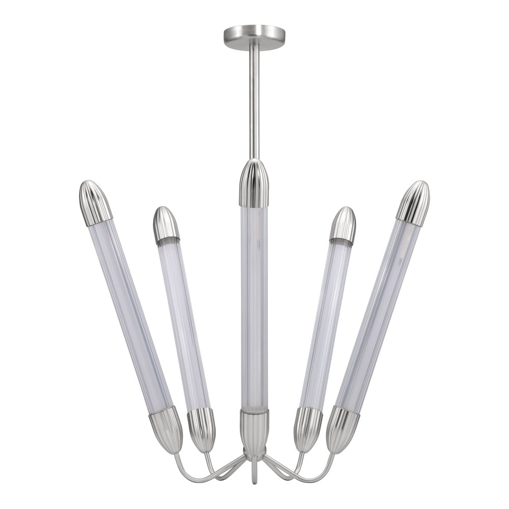 Ezüstszínű acél függőlámpa üveg búrával ø 86 cm Lemon Squeeze – UMAGE