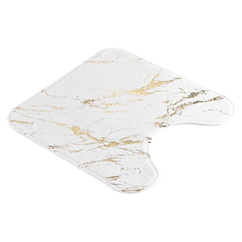 Fehér-aranyszínű fürdőszobai kilépő 45x45 cm Aquamarbre – douceur d'intérieur