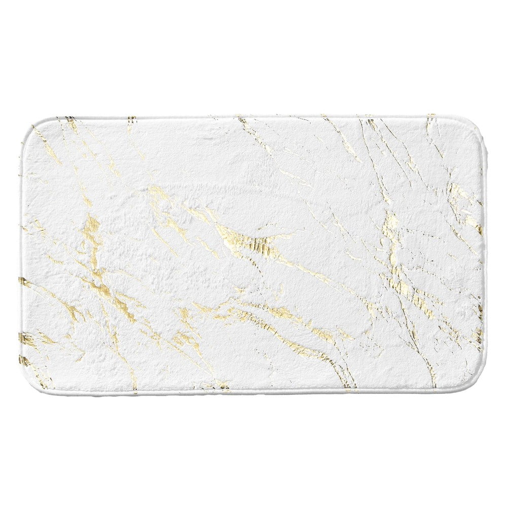Fehér-aranyszínű fürdőszobai kilépő 45x75 cm Aquamarbre – douceur d'intérieur