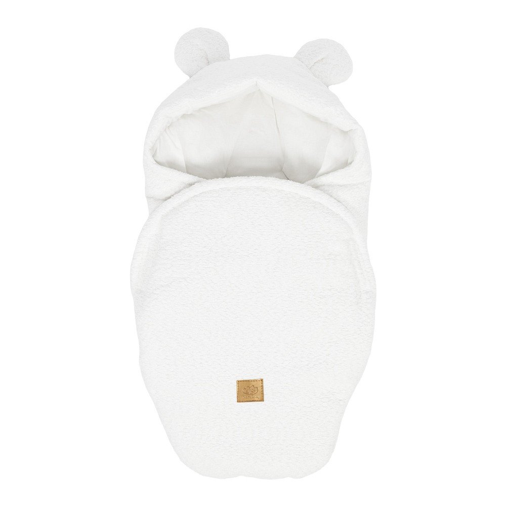 Fehér buklé babapólya 45x80 cm – Meowbaby