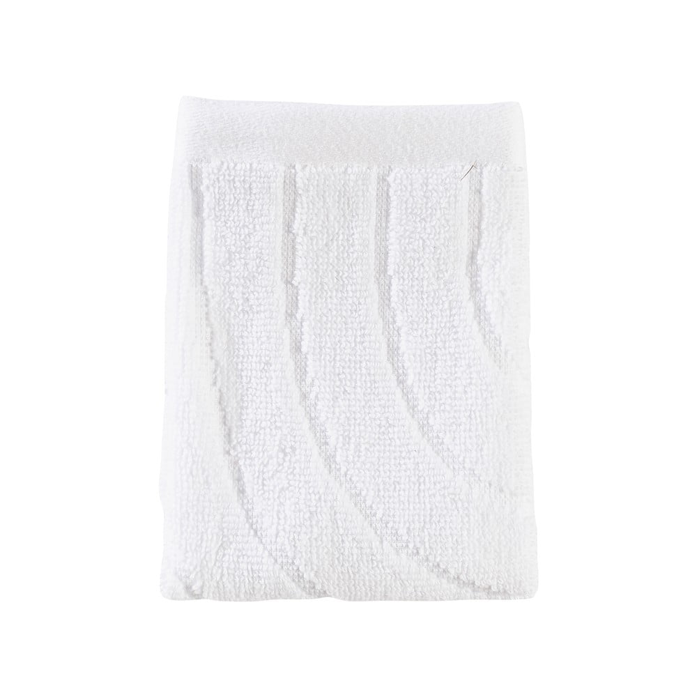 Fehér frottír pamut törölköző 30x30 cm Time – Zone