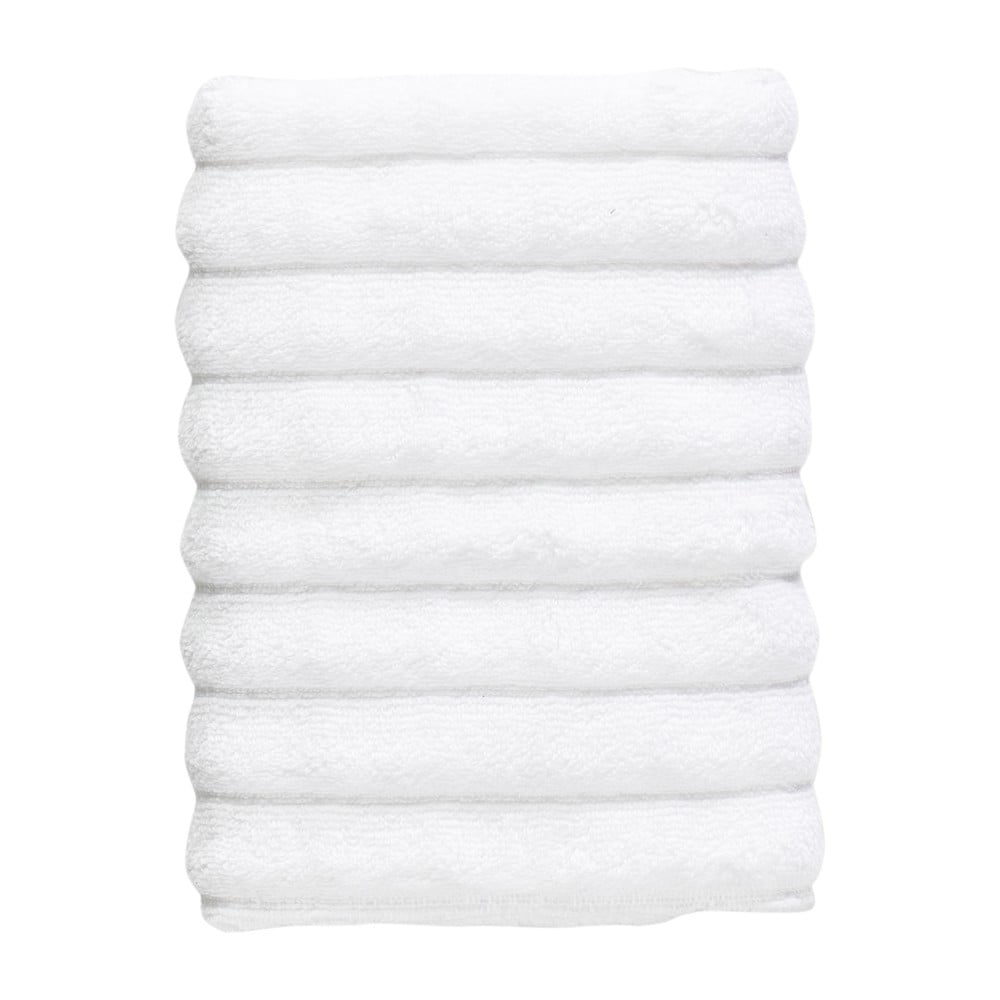 Fehér frottír pamut törölköző 50x70 cm Inu – Zone