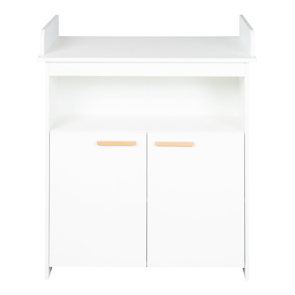 Fehér gyerek komód pelenkázó feltéttel 88x98x75 cm Anton – Roba