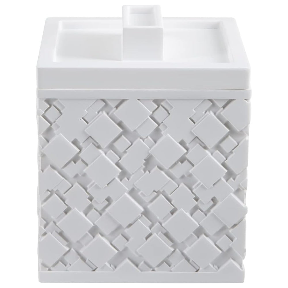 Fehér poligyanta fürdőszobai rendszerező vattakorongokhoz Agda – Spirella