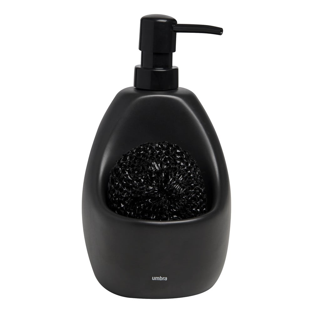 Fekete kerámia szappanadagoló 590 ml Joey – Umbra