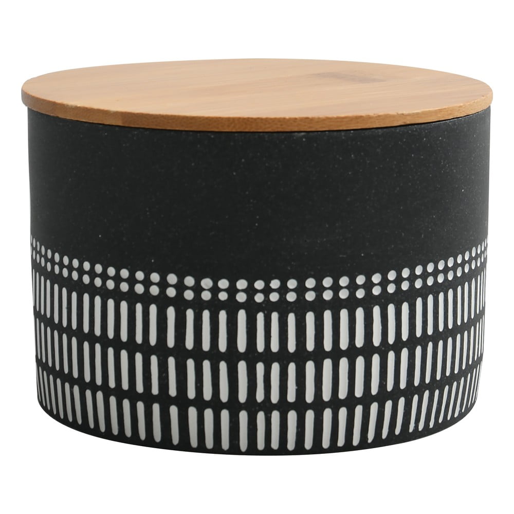 Fekete poligyanta fürdőszobai rendszerező vattakorongokhoz Yuma – Spirella