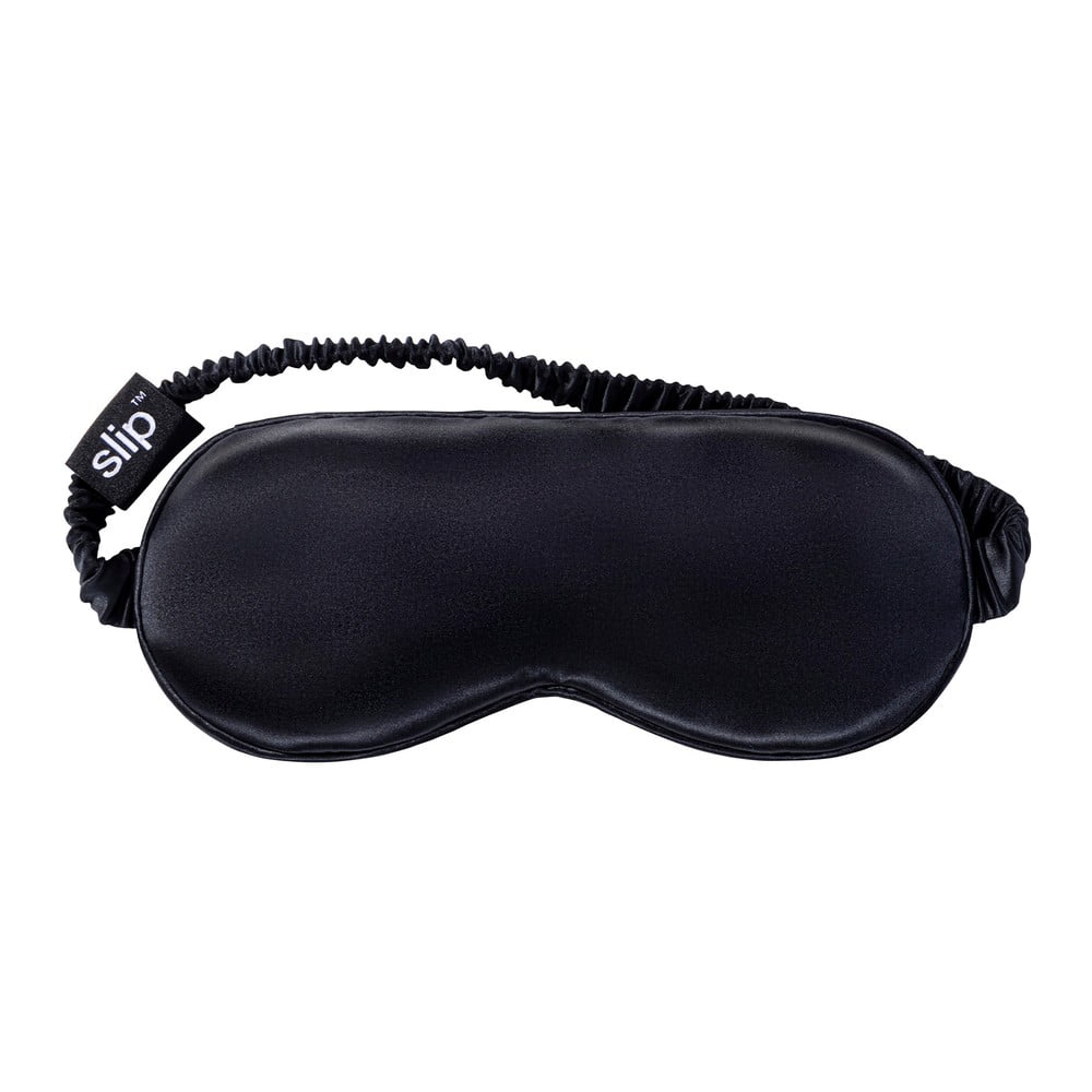 Fekete selyem alvómaszk Black – slip