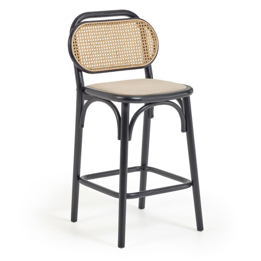 Fekete szilfa bárszék (ülésmagasság 65 cm) Doriane – Kave Home