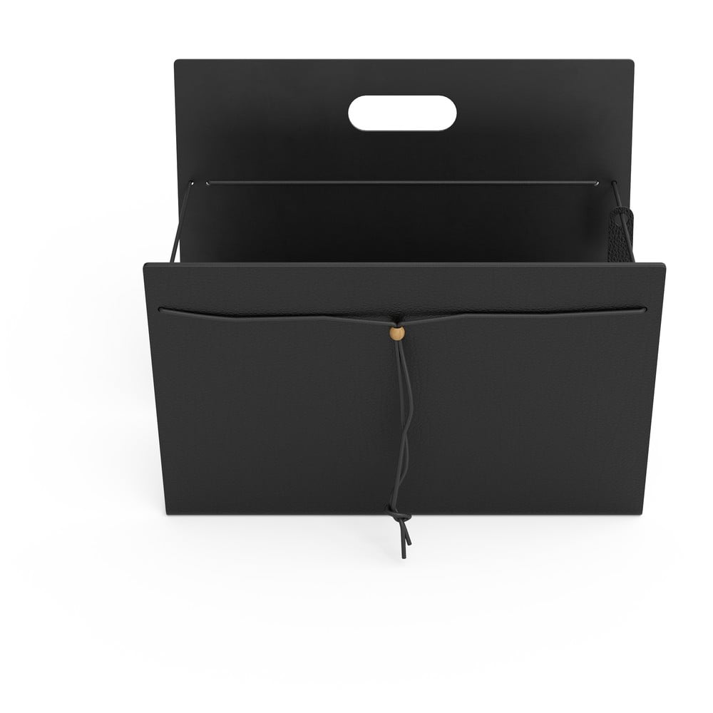 Fém-öko bőr újságtartó állvány Bull L – LIND DNA