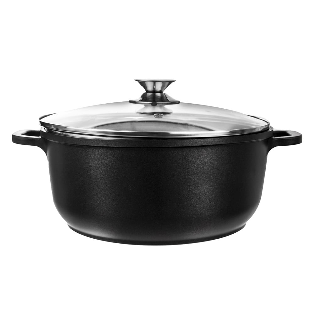 Grande alumínium fazék üvegfedéllel