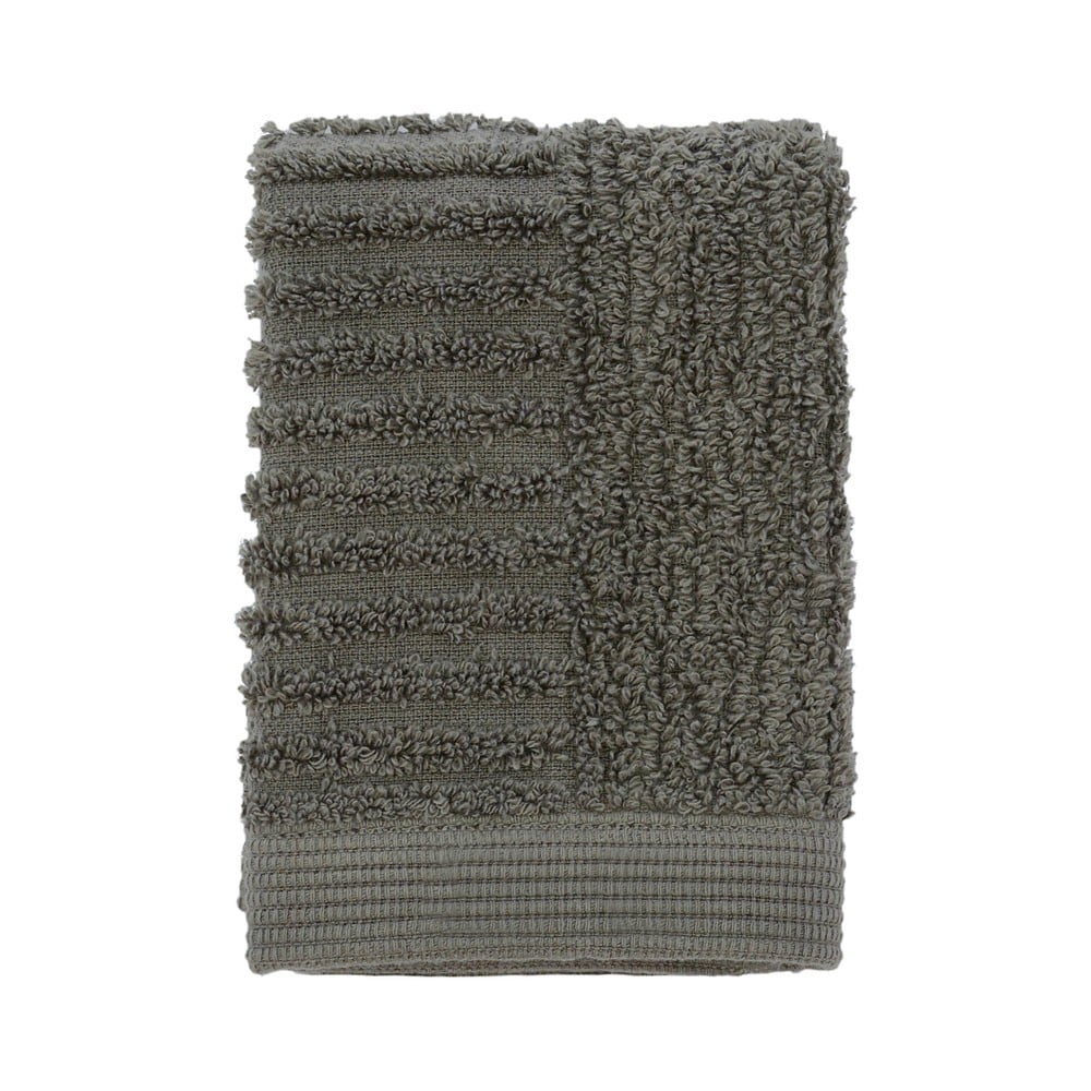 Khaki frottír pamut törölköző 30x30 cm Classic – Zone