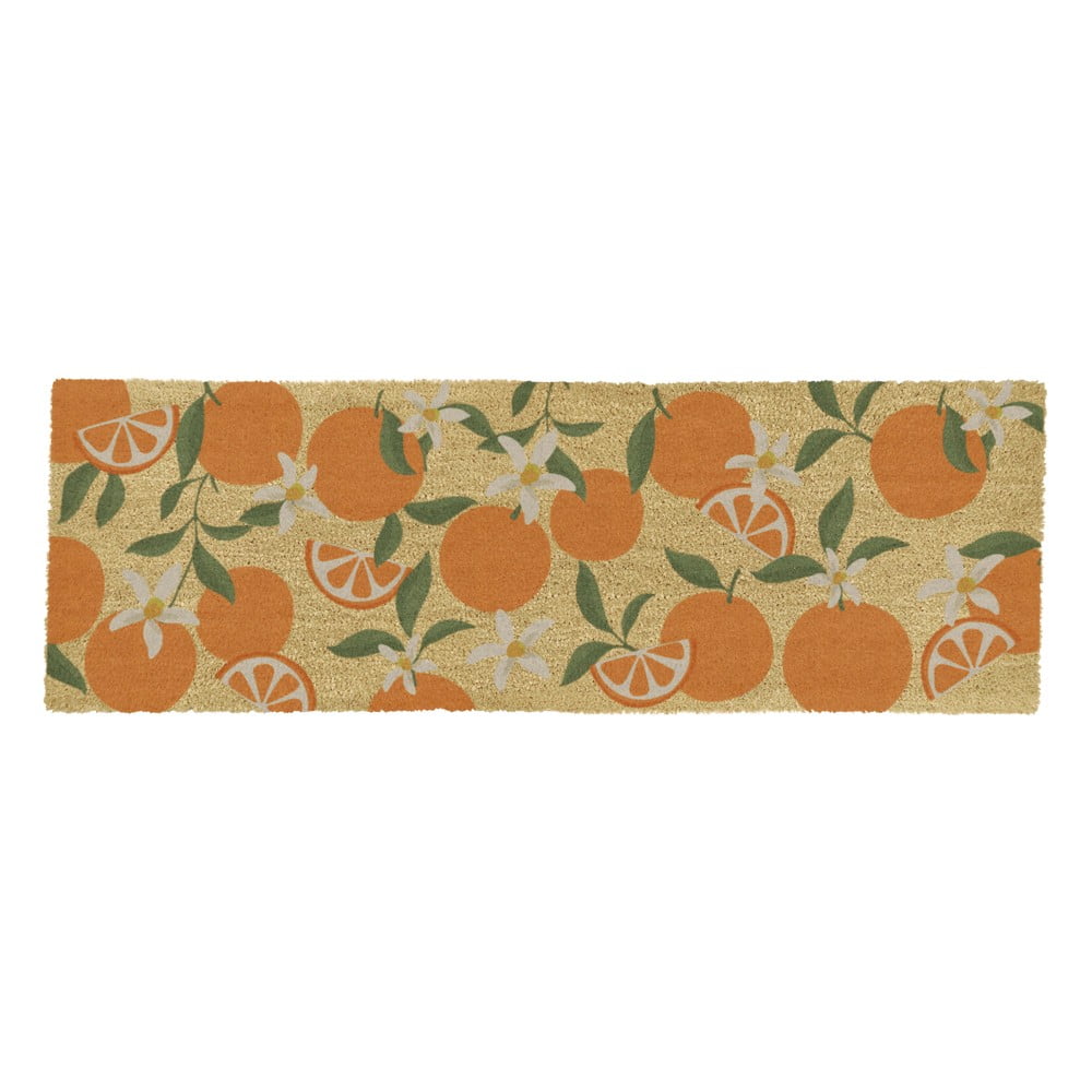 Kókuszrost lábtörlő 40x120 cm Orange – Artsy Doormats
