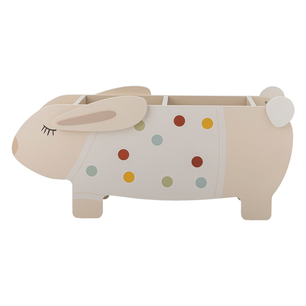 Krémszínű gyerek könyvespolc 87x38x32 cm Villja – Bloomingville Mini