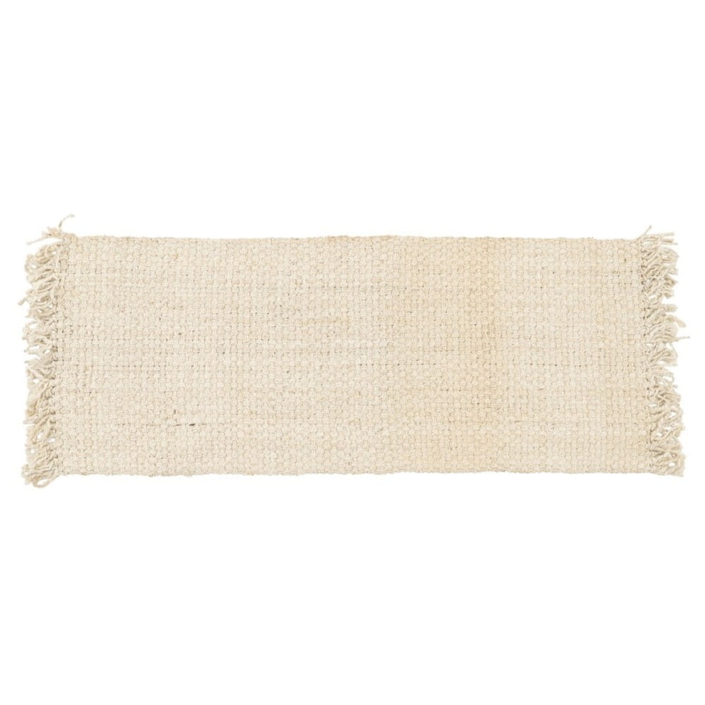 Krémszínű juta futószőnyeg 70x170 cm Altea – Ixia