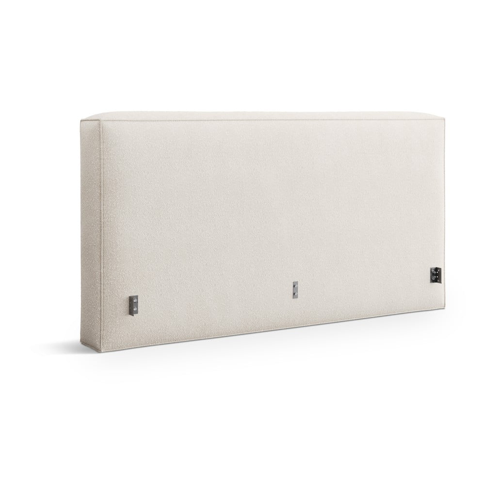 Krémszínű kárpitozott ágytámla 189x100 cm Olivia – Micadoni