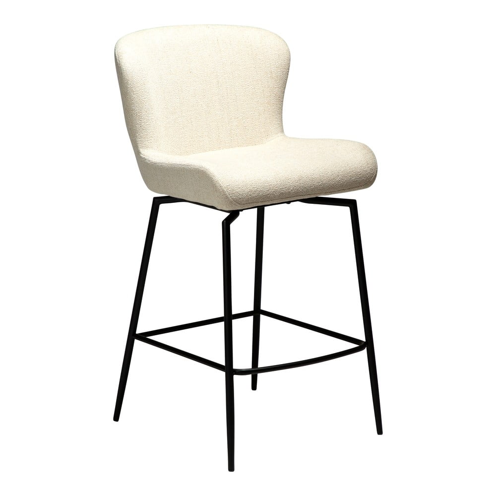 Krémszínű kárpitozott bárszék (ülésmagasság 67