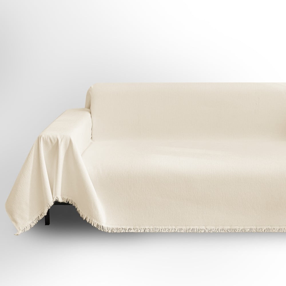 Krémszínű kétszemélyes kanapé huzat Talo – Filumi