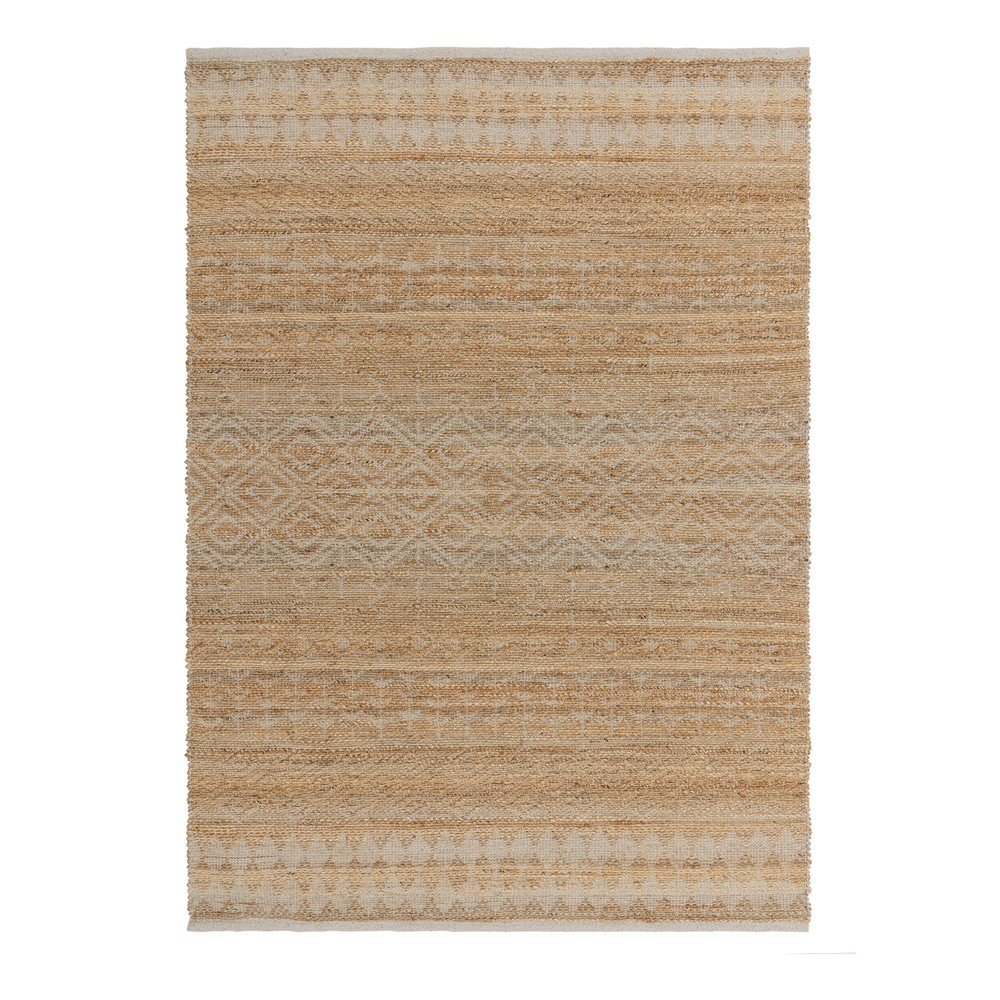 Natúr színű kézi szövésű jutakeverék szőnyeg 160x230 cm Asher Natural – Asiatic Carpets