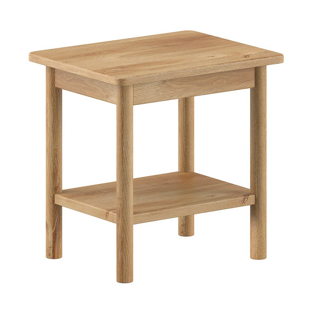 Natúr színű tölgyfa éjjeliszekrény Olive – Vipack