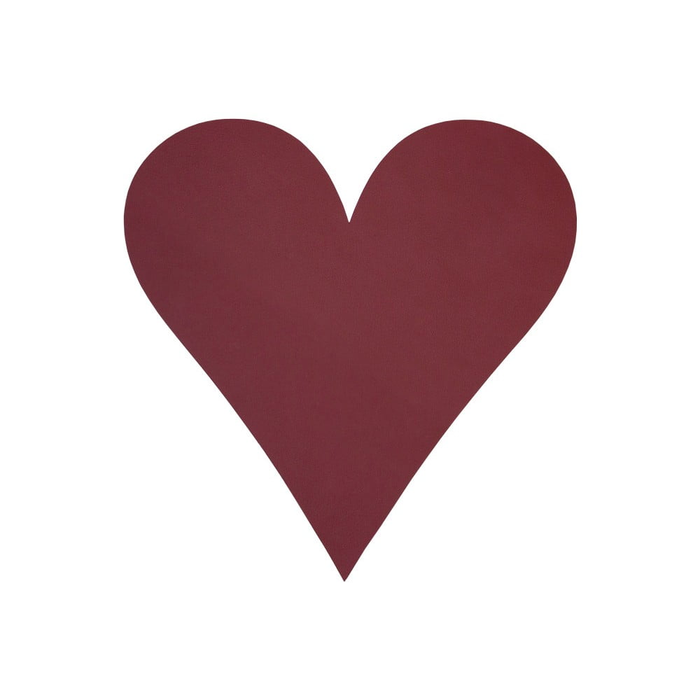 Öko bőr tányéralátét 30x30 cm Heart Nupo – LIND DNA