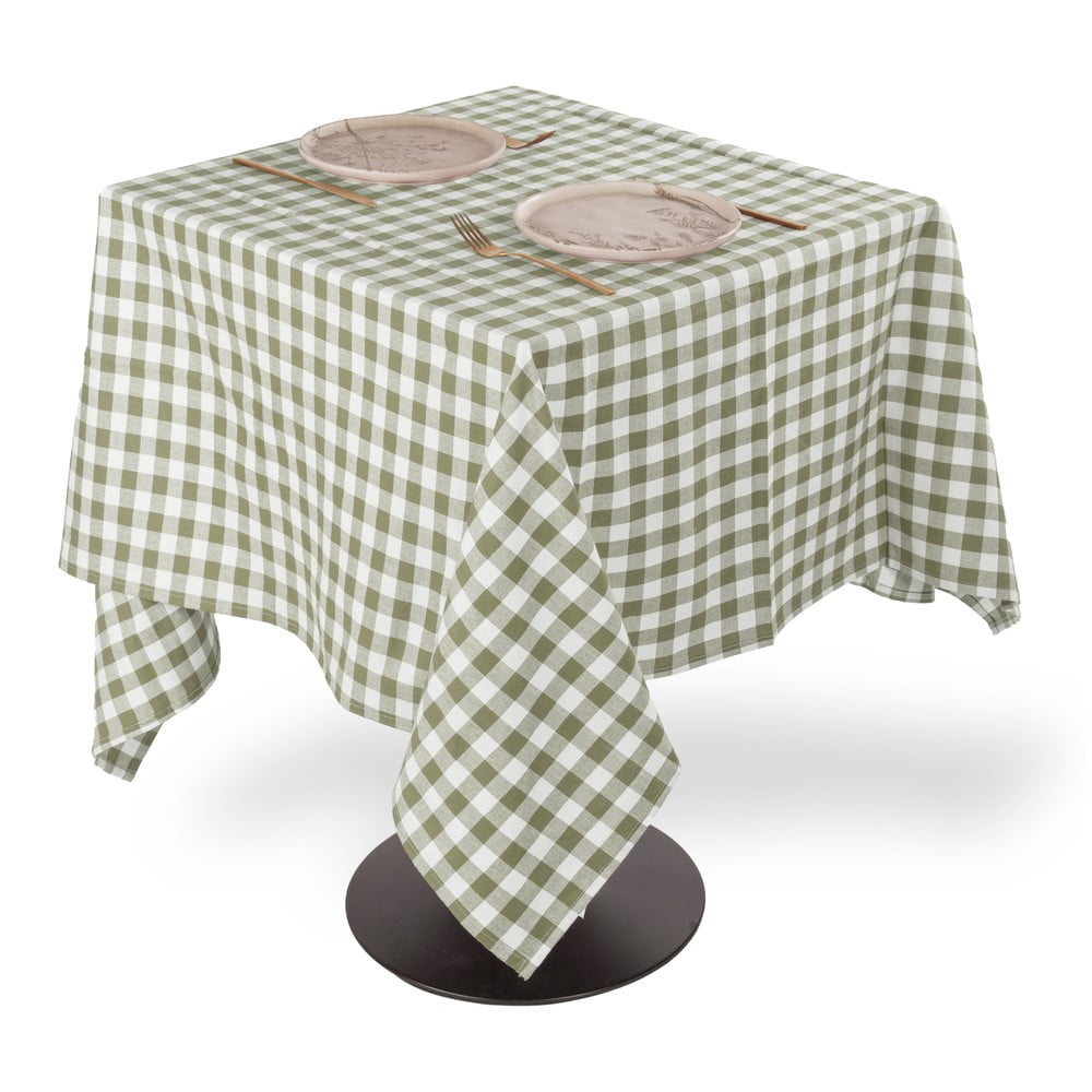 Pamut asztalterítő 150x150 cm Gingham – Tiseco Home Studio