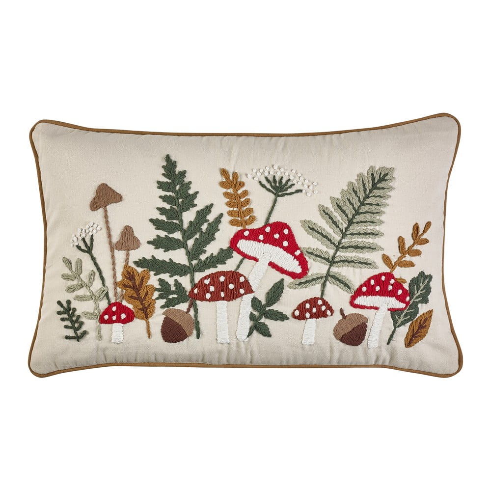 Pamut díszpárna 30x50 cm Embroidery Woodland – Catherine Lansfield