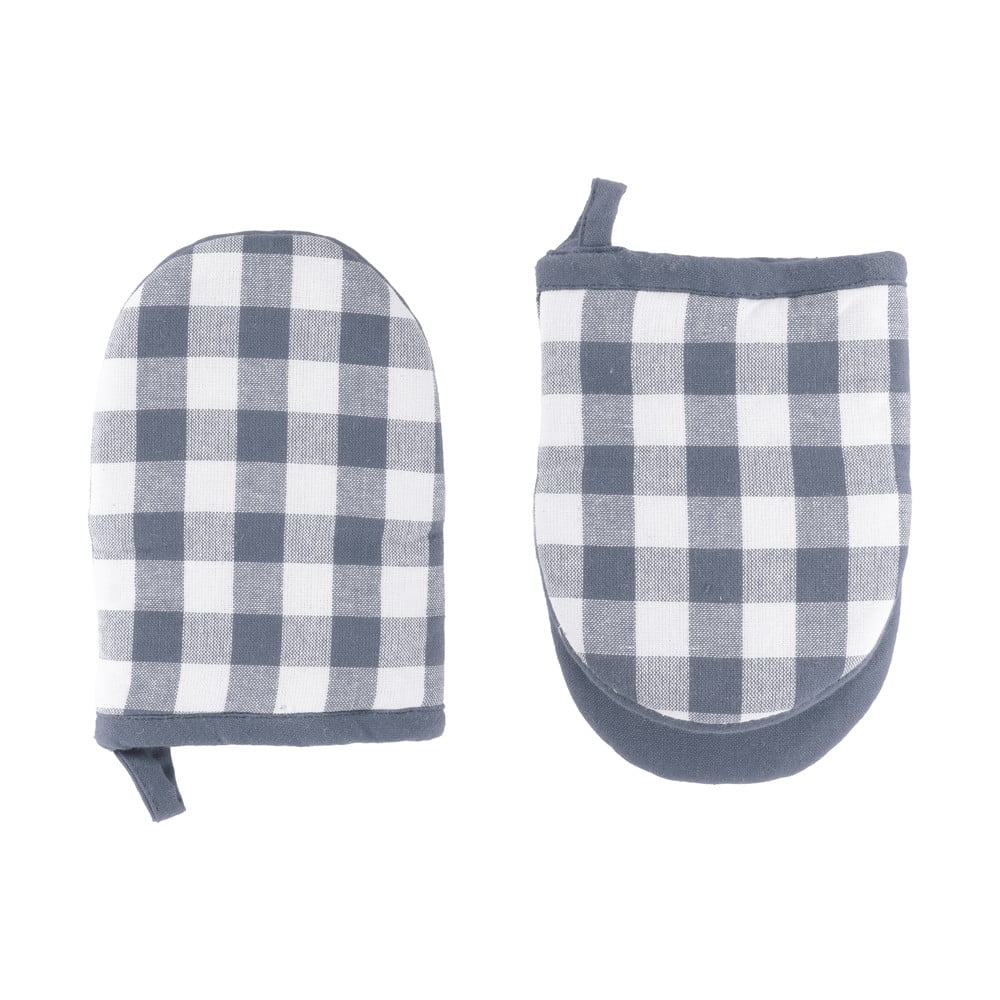 Pamut edényfogó kesztyű szett 2 db-os Gingham – Tiseco Home Studio