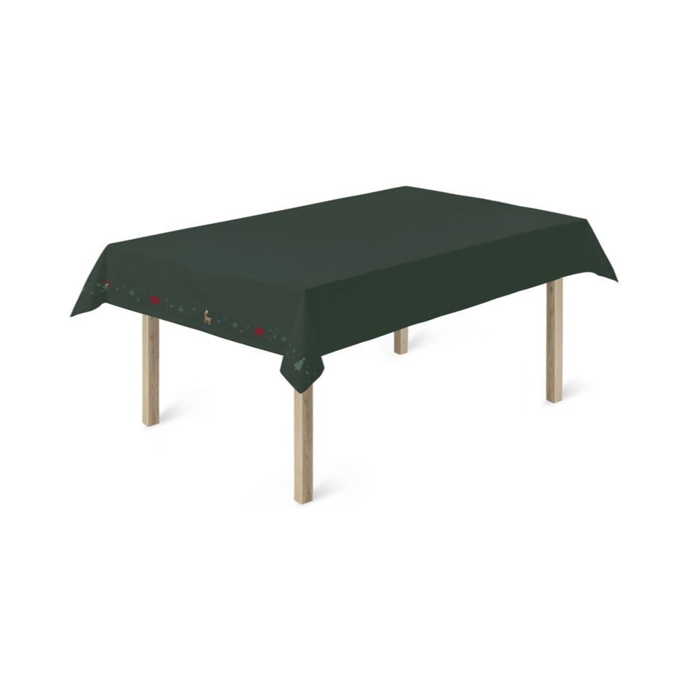 Pamutkeverék asztalterítő karácsonyi mintával 150x270 cm Christmas Fable – JUNA