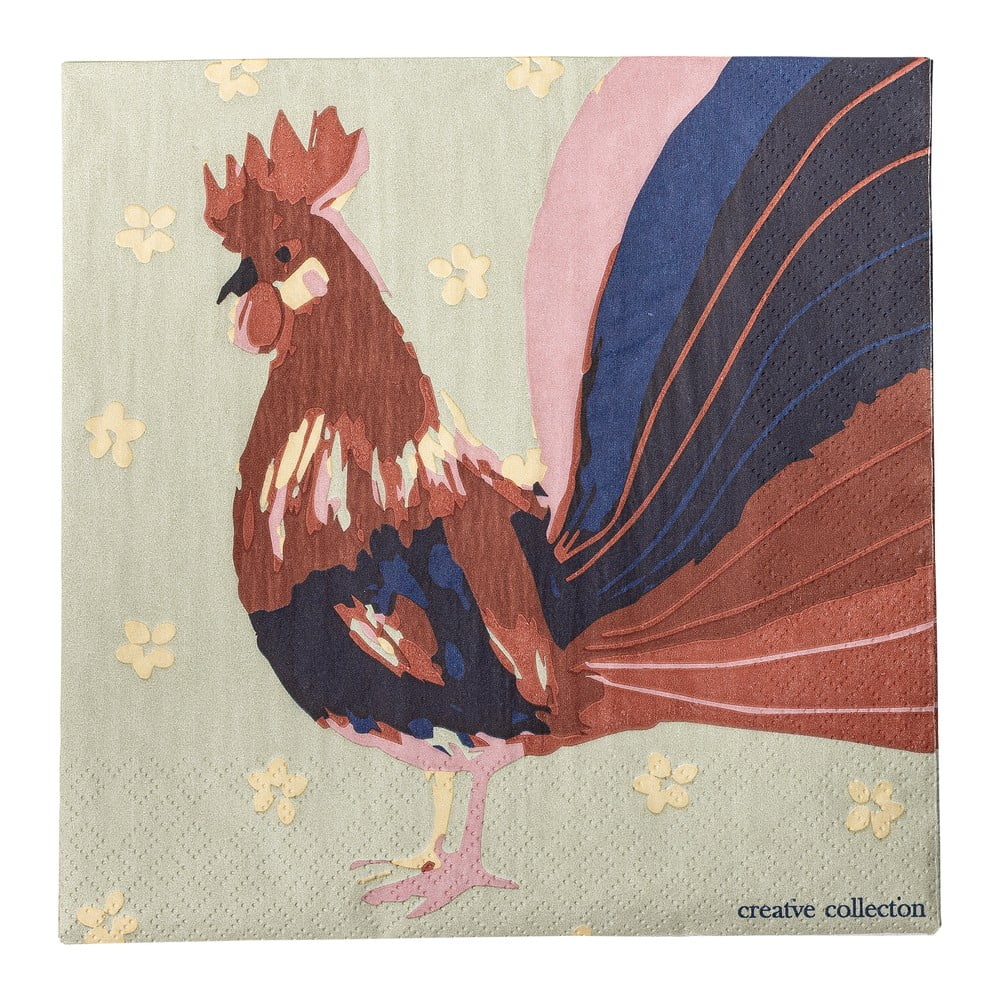 Papír szalvéta szett 20 db-os 33x33 cm Hanaia – Bloomingville