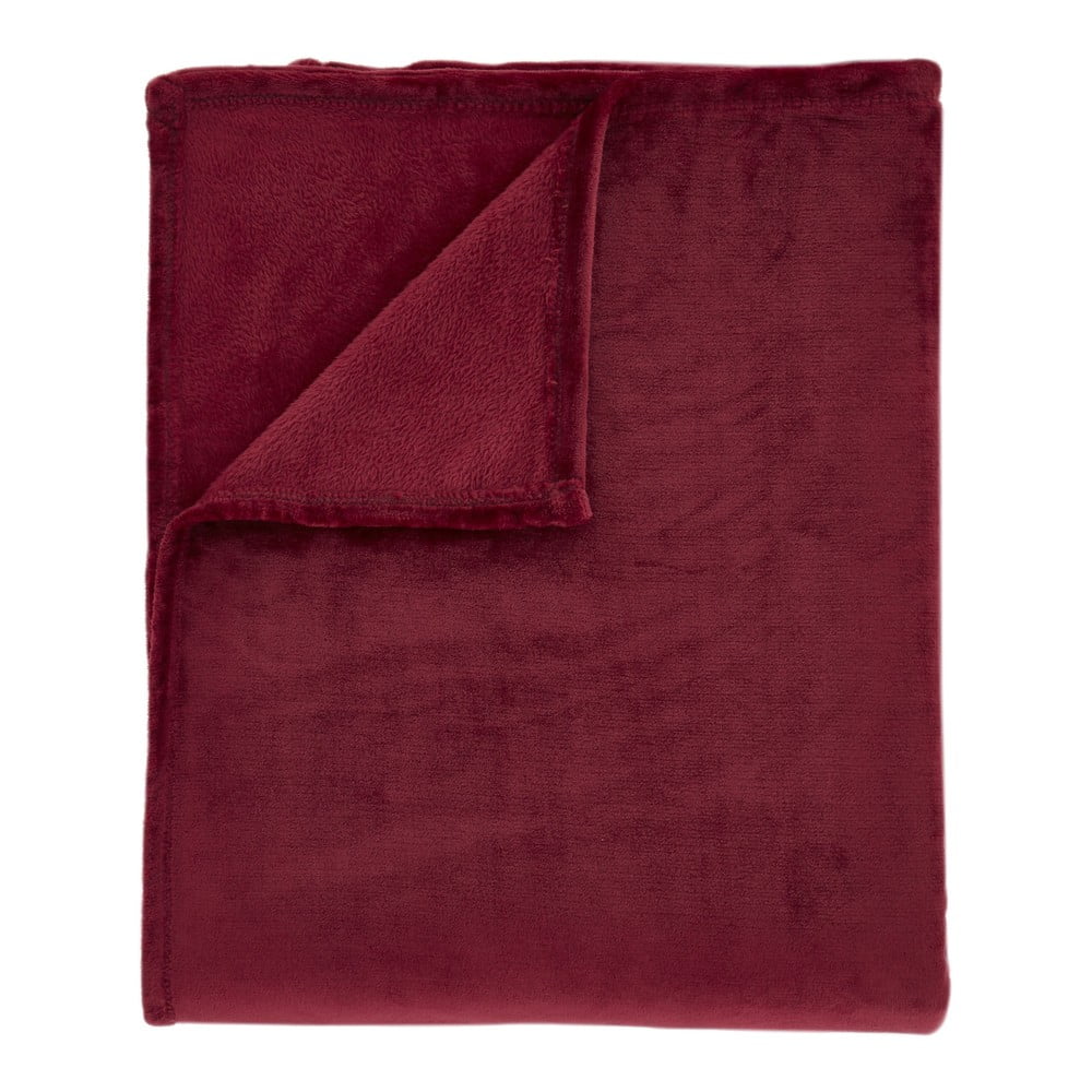Piros mikroplüss takaró 130x170 cm Raschel Velvet – Catherine Lansfield