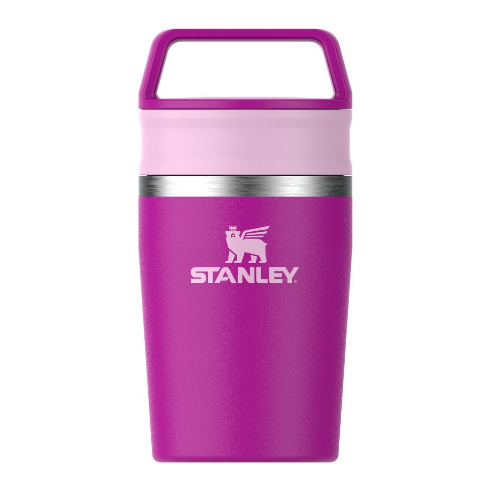 Rózsaszín rozsdamentes acél termobögre 230 ml Café-To-Go Travel Mug Violet Blossom – Stanley