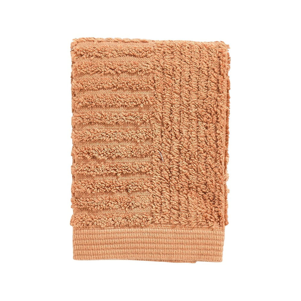 Sárga frottír pamut törölköző 30x30 cm Classic – Zone