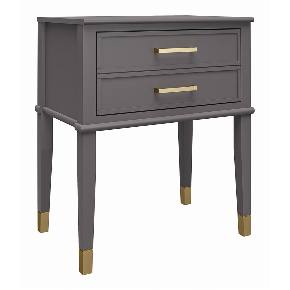 Sötétszürke éjjeliszekrény Westerleigh – CosmoLiving by Cosmopolitan