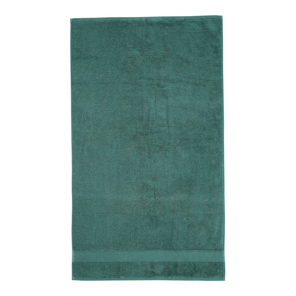 Sötétzöld frottír pamut fürdőlepedő 90x140 cm Anti-Bacterial – Catherine Lansfield