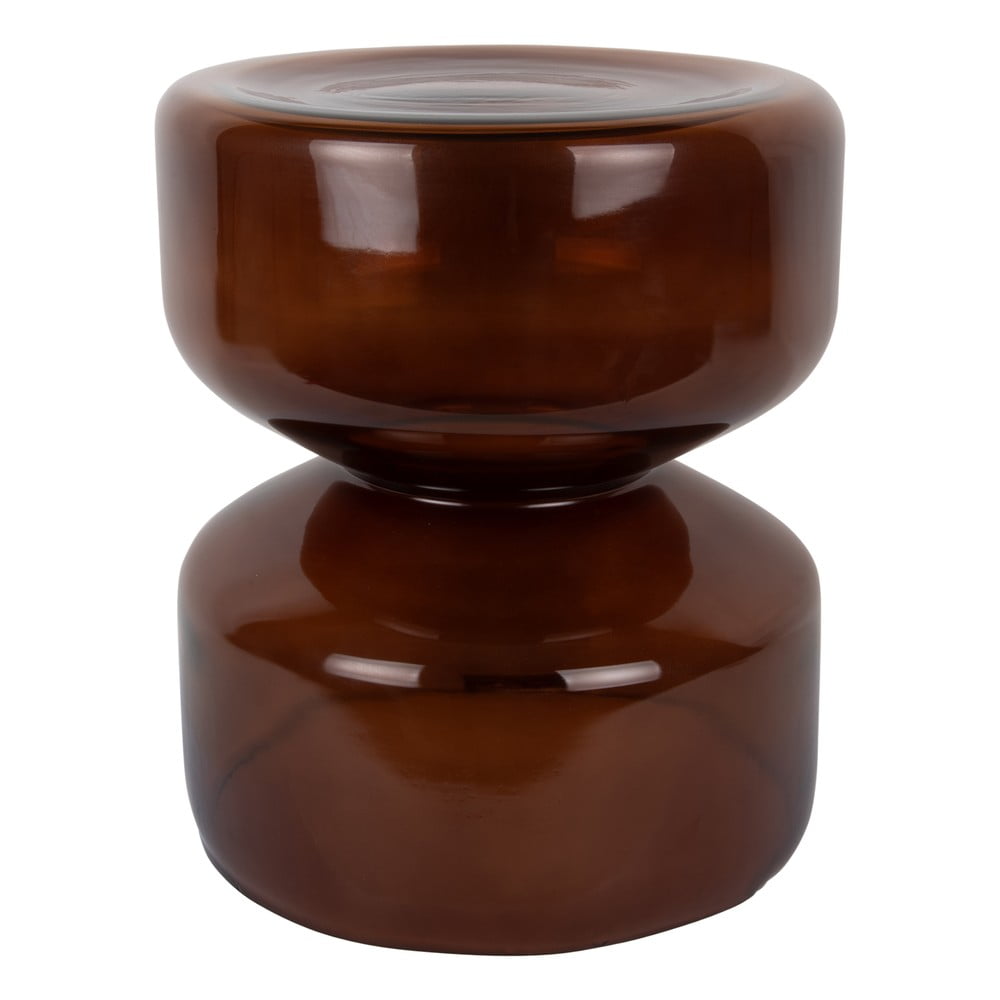 Üveg kerek tárolóasztal ø 35 cm Doble  – Leitmotiv